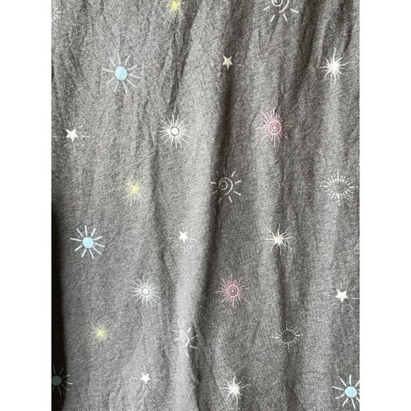 Anthrolopolgie Sol Angeles Twinkle Soft Gray Graphic Tee Women Plus Size 1X NWT - Picture 4 of 5